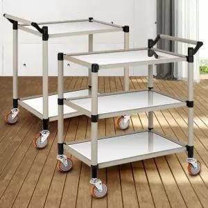 스텐 서빙카트 이동식웨건 주방트롤리 식당음식서빙카 왜곤 이동식수납장 주방카트
