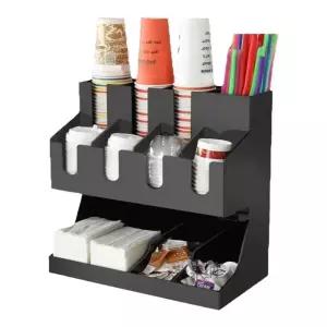 커피정리함 우드 티백 정리함 다용도 수납 휴게실 컵 보관함 탕비실 커피