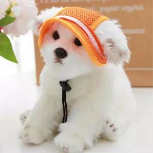 강아지모자 보넷 메쉬 여름용 썬캡 햇빛가리개 통풍 모자 S M L 시력보호