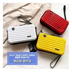 어성봄옷 미니 파우치 휴대용 크로스백 하드 캐리어