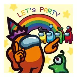 어몽어스 DAILY시리즈 신나는 파티 보석십자수 캔버스 25x25cm