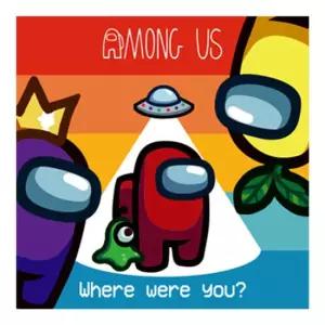 어몽어스 PLAY시리즈 어디야 보석십자수 캔버스 25x25cm