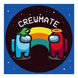 어몽어스 SPACE시리즈 크루원 보석십자수 캔버스 25x25cm