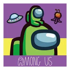 어몽어스 외계인 보석십자수 미니이젤 20x20cm