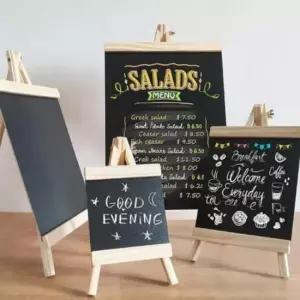 [문구] 카페 메뉴판 스탠드형 칠판 간판 대형 30X60cm