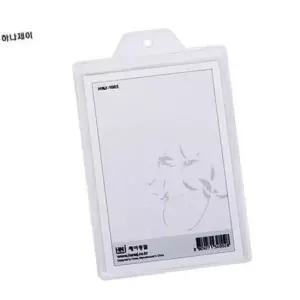 [문구] J37 출입증 50개입 학생증 카드 집게 명찰 이름 1P 단체 대량