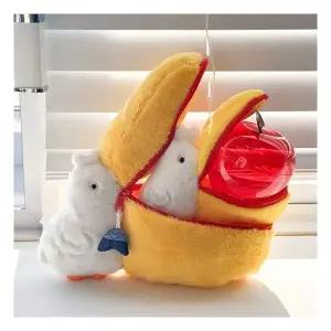 봄신상 입벌리는 펠리컨 파우치 인형 필통 키링 화장품 미니 가방 -소형