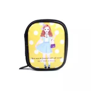 봄코디 에나멜 일러스트 화장품 파우치 소 사이즈