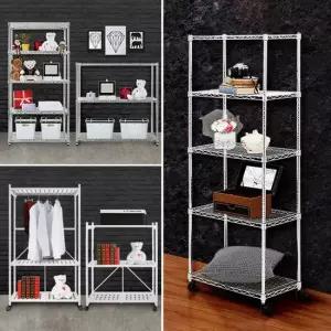 철제선반 베란다 앵글 수납 선반장 철재 조립식 거실 앵글선반 철앵글 조립식앵글 벽선반