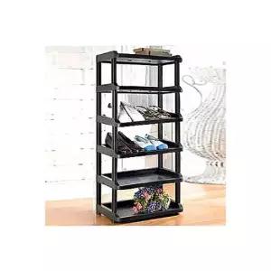 리빙신발장 6단 대)현관 플라스틱 신발장 정리대 현관신발장 플라스틱신발장