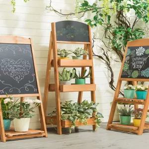 꽃집 원목입간판 공방 목재 광고 홍보용 입구간판 매장