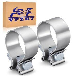 할리 투어링 스트리트 글라이드 / 일렉트라 글라이드 / 로드 킹 / 로드 글라이드, 스테인리스 스틸 304용 VPZMT 1.75인치 머플러 배기 클램프 장착