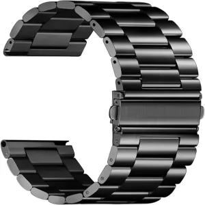 넬룸보 퀵 릴리스 메탈 체인 시계 밴드 삼성 기어 S3/갤럭시 워치 46mm(2019)/갤럭시 3 솔리드 스테인리스