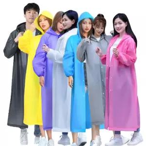 성인용 컬러 우의 EVA 150g 남성 여성 낚시 캠핑 등산 우비 비옷 yw20