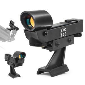 천문 망원경 반사 뷰파인더용 아스트로마니아 레드 닷 파인더 스코프 스타포인터 파인더 스코프, 범용 도브테일 베이스에 호환되는 슬라이드 인 브래킷이 있는 파인더 조준 망원경 액세서리