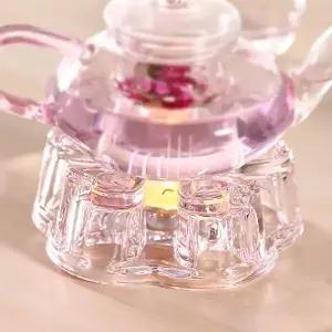 내열 MU55FC46 유리 티워머 차워머 티팟 티포트 워머 차데우기