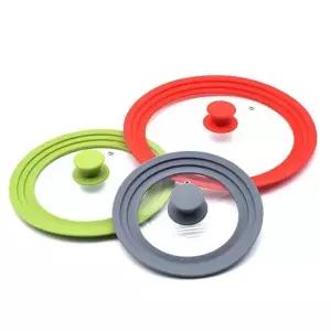 실리콘 LM85TI18 후라이팬 뚜껑 냄비 프라이팬 덮개 20-24cm