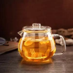 티포트 QC43IN82 로하티순수 내열유리 차포트 티팟