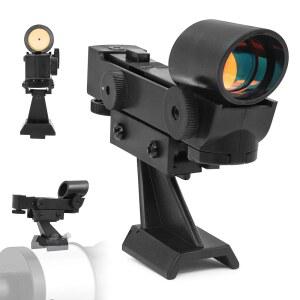 천문 망원경용 아스트로마니아 스타포인터 파인더 망원경 리플렉스 뷰파인더, 범용 도브테일 장착 기지에 호환되는 슬라이드 인 브래킷이 있는 레드 닷 파인더 스코프 조준 망원경 액세서리