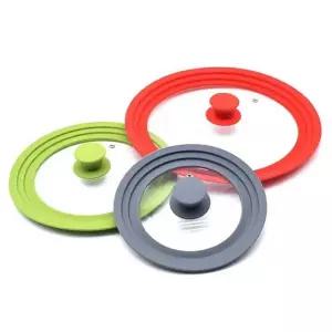 실리콘 TI42EG27 후라이팬 뚜껑 냄비 프라이팬 덮개 26-30cm