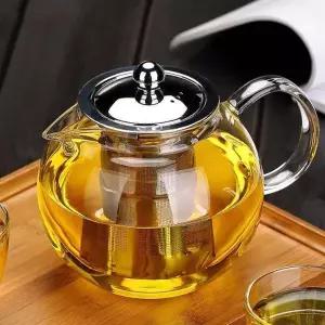 티랑 ZF05OS80 내열 유리 티포트 차주전자 차우림 티팟 650ml