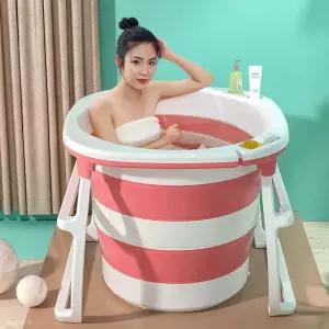 이동식 욕조 접이식 원형 사우나 휴대용 반신욕 간이