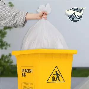 재활용용 소형 비닐봉투 100매 이동 편리한 김장비닐 이불봉투