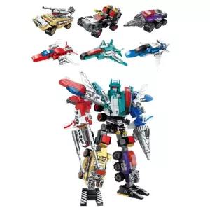 트랜스폼 1세트 합체 6종 블럭 조립 로봇