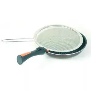 포어스 HY52EM38 후라이팬 덮개 냄비 커버 튀김 방지 뚜껑 32cm