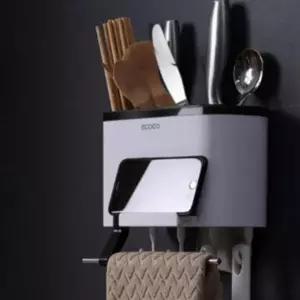 수저통 거치대 다용도 부착식 행거 후크 칼 스마트폰 행주걸이