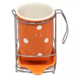 [RIZPICK]수저 꽃이 받침 도자기 대 키친프리 보관함 수저통