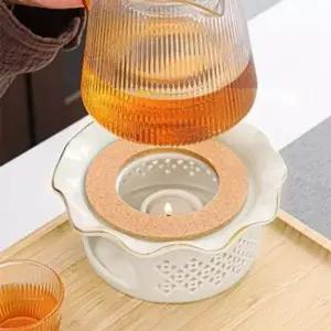 힐링피아 WE59AJ42 도자기 티워머(화이트) 다도 차워머