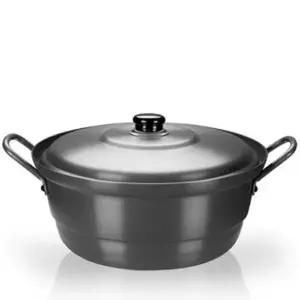 국솥 RU20YH96 경질 냄비 찜솥 찜냄비 튀김 곰솥 뚜껑있음 33cm