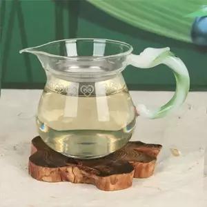 용문손잡이 KF34EA72 스텐거름망 유리 숙우 찻잔 280ml