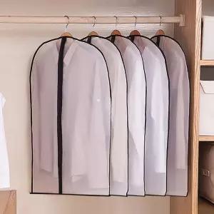 정리만렙 반투명 지퍼식 옷커버 5p PEVA 정장커버