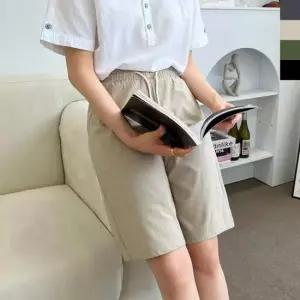 3부팬츠 반바지코디 여자반바지 여름 신상 휴가 면 의류