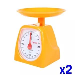 [RIZPICK]TBZ 간편 주방 저울1KG 오렌지 x2개 제과저울 주방저울