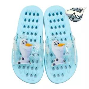 올라프 캐릭터 욕실화 블루 슬리퍼 성인용