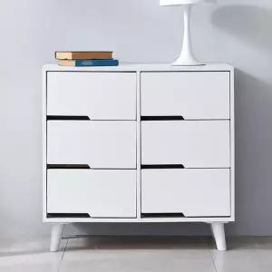 아트박스/인터데코 3단6칸서랍장 거실수납장 안방TV다이 P0000MVM