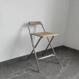 바의자 간이 의자 체어 홈바 접이식 스탠드 보조