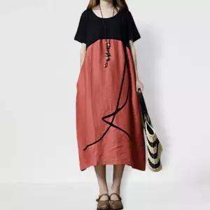 40대 여름 원피스 여성 하객 휴양지룩 반팔 룩 롱 휴양지 임산부옷