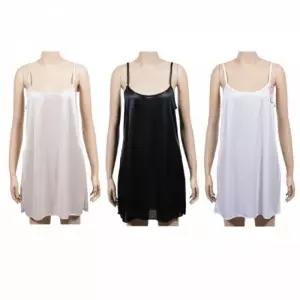 끈조절 롱슬립 원피스 치마