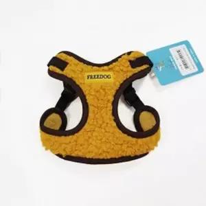 프리독 뽀송뽀송 플리스 하네스 (옐로우) S