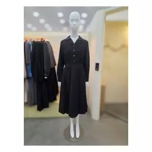 오피스룩 [ ]오픈카라 턱 원피스 PR1WO181_DJ