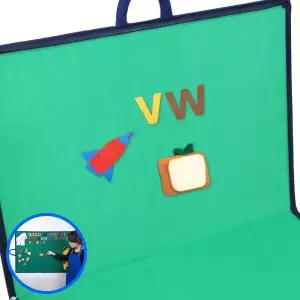 MF06 매직가방 양면 점착식 학습교구 한글놀이 어린이 교육 교구가방