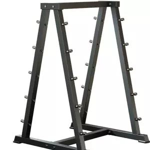 고정식 거치대 직선바 역기 랙) 헬스 ) 다크톤 5개(개별 검정색 바 바벨 랙