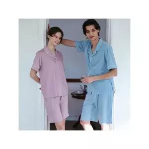 [하프클럽/솔브]비너스(정상) 비너스 심플 솔리드 커플 파자마 VPA4522W_VPA4522M_T