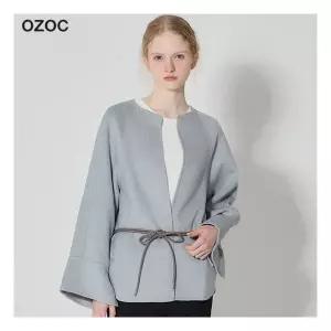 데일리룩 핸드메이드 로브 캐시미어 울 하프 코트