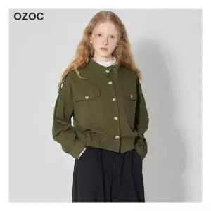 봄신상 스탠드 칼라 야상 점퍼