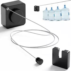 발코니 세탁실 욕실 모터홈 기숙사 여행용 15.7피트 접이식 빨랫줄 실내 및 실외 튼튼한 새그 방지 벽 장착